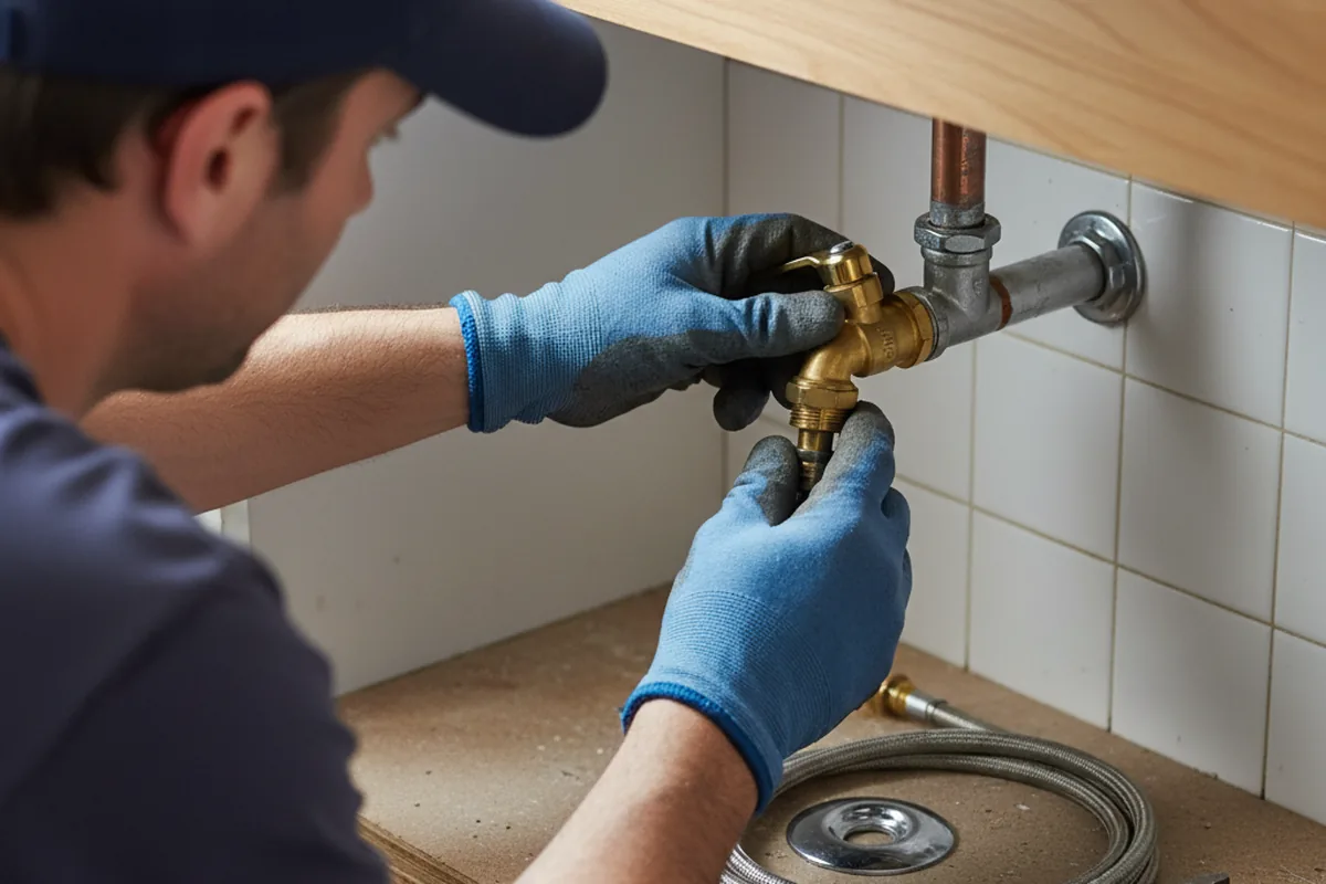 Shutoff valve and fitting work during Emergency Plumbing in Bell Gardens